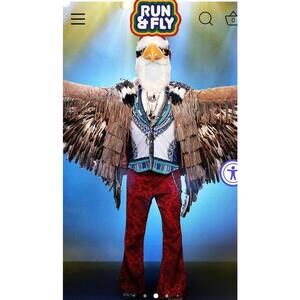 Run & Fly Mens Red Vintage Jimi Hendrix Paisley Retro Bellbottom Flares 30×32 #H